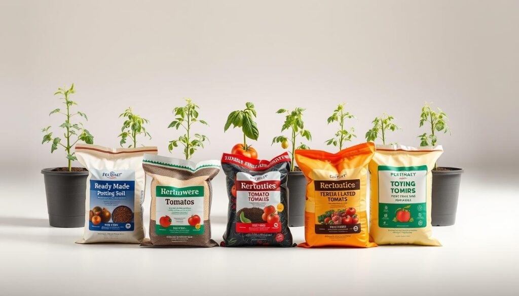 Fertige Tomatenerde Qualitätsvergleich