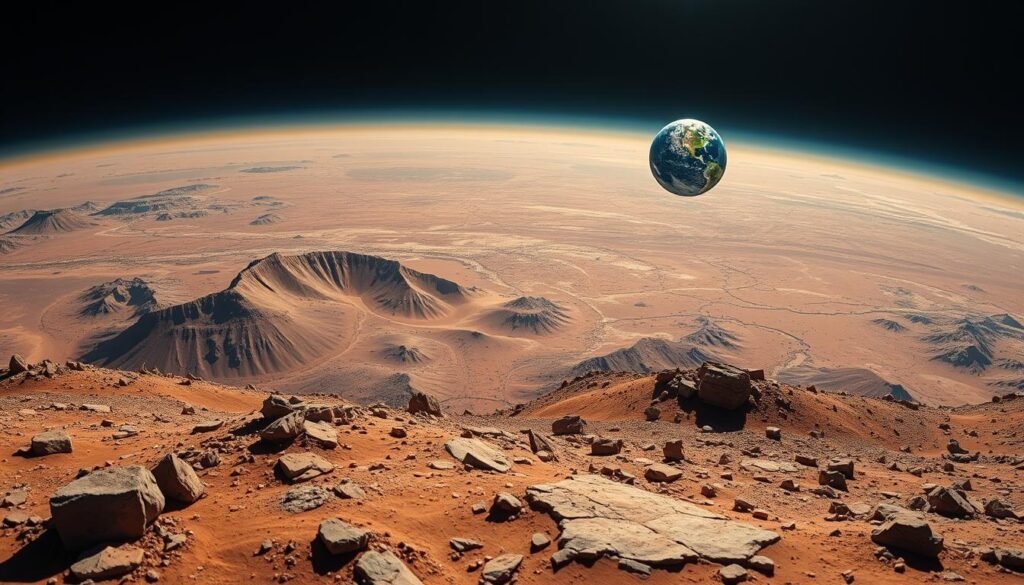 Mars Entfernung zur Erde