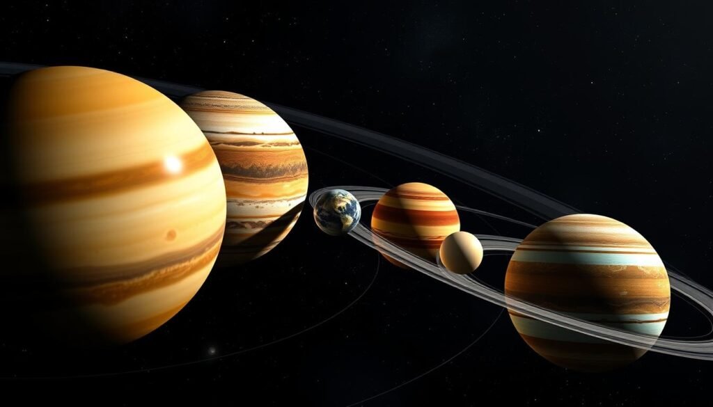 Planetare Distanzen im Sonnensystem